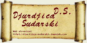Đurđica Sudarski vizit kartica